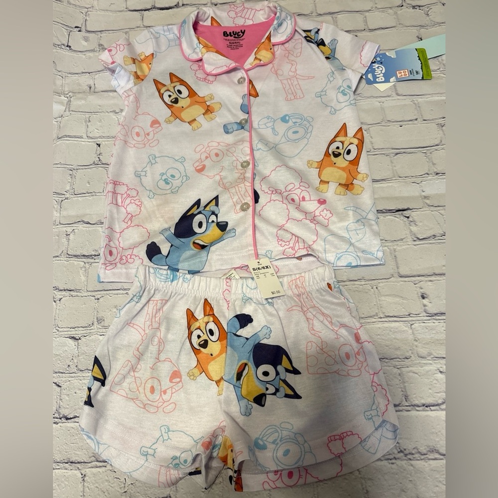 Bluey Girls Pajama Set